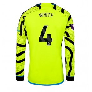 Arsenal Benjamin White #4 Koszulka Wyjazdowych 2023-24 Długi Rękaw